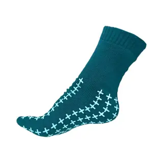 Antislip Sokken - Maat 43-46 - Groen - Ziekenhuis Sokken - Voor Dames En Heren