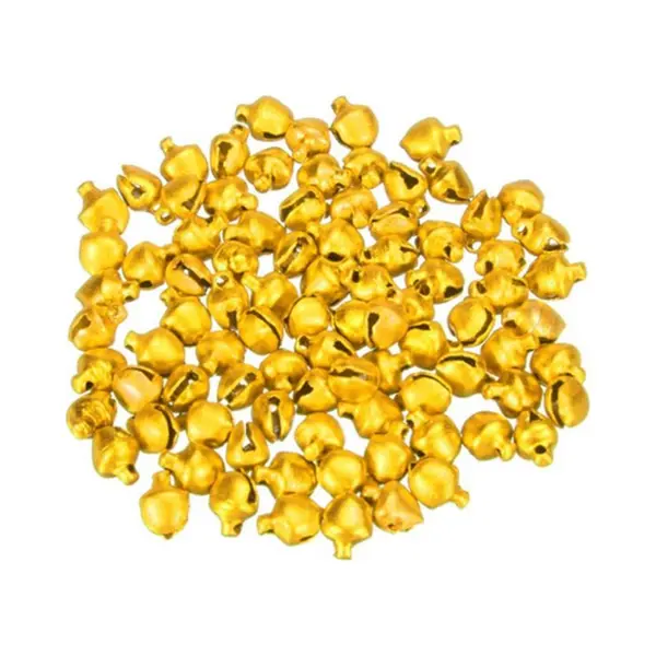 Belletjes Goud - Mini Belletjes - 7 - 9 Mm - 25 Stuks thumbnail
