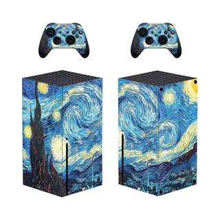 Xbox Series X Geschikt Voor - Console Skin - Cosmic Chaos - 1 Console En 2 Controller Stickers