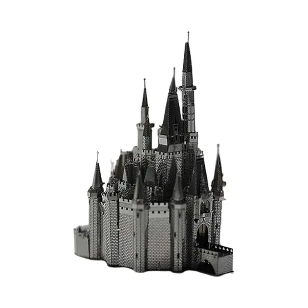 Kasteel 3D Metalen Miniatuur Bouwpakket - Schaalmodel Puzzel - Fort thumbnail