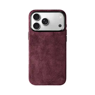 Alcanside Luxe Hoesje Geschikt Voor Apple IPhone 17 Pro Max – Magsafe 360° Shock Proof Telefoonhoesje – Premium Alcantara Case – 100% Optimale