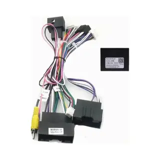 Iso Kabel Autoradio Kabelset Met Canbusdecoder | Geschikt Voor Ford Fiesta Focus Edge 2012 - 2017 | Android Carplay Radio Stekker | Sync Connector
