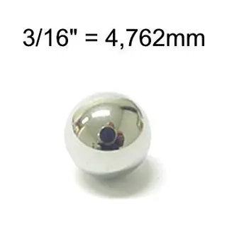 Kogels Marabu 3/16 - 4.762mm (per Gros)