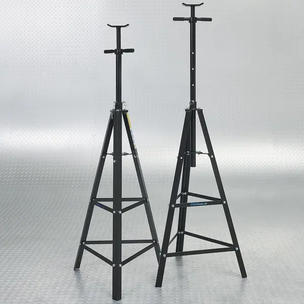 Datona Assteunen Hoog 2 Ton Met Spindel - 2 Stuks - Zwart thumbnail