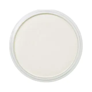 PanPastel Artist Pastels By Golden, Pearl Medium White (Fine), 2.44” / 62mm Pan Diameter, Professional Artist Pastels, Unique Pan Format (cake-like)