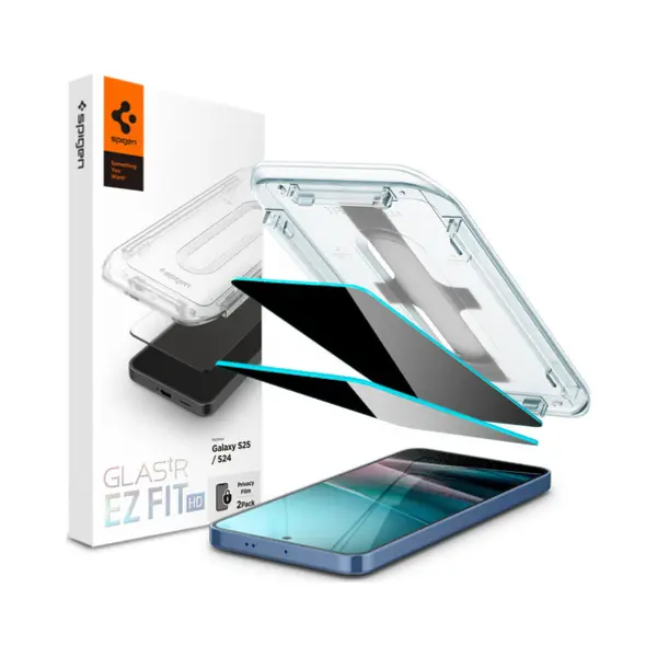 Spigen Glas.tR Ez Fit Hd Privacy Privacy-schermbeschermer Samsung 2 stuk(s) thumbnail
