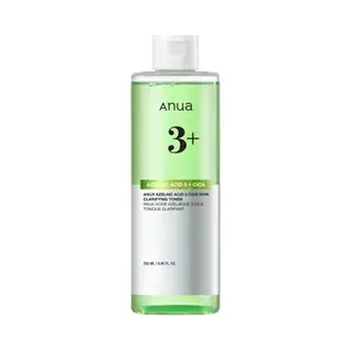 Anua Azelaïnezuur 3 Cica Huidzuiverende Toner 250 Ml / 8, 45 Fl Oz. Ons.
