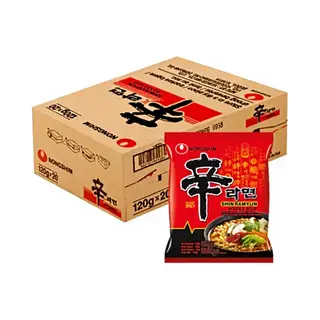 NongShim Korean Shin Ramen Instant Noodles 120g X 20 Bags / Box