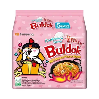 Samyang Carbo Ramen Met Hete Kipsmaak In Zak 130 G (4 Pakken)