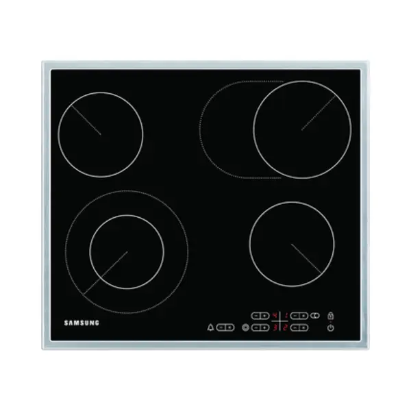 Samsung NZ64F5RD9AB Black Built-in Ceramic 4 zone(s) thumbnail
