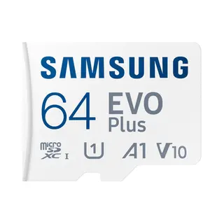 Samsung Evo Plus microSD-Speicherkarte (2024) (inkl. Sd Adapter) - 64 Gb