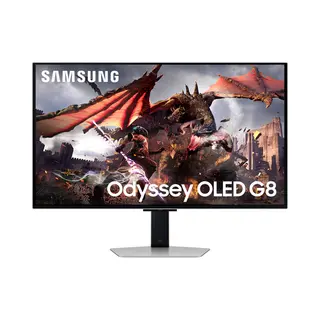 Samsung G80SD Computerbildschirm 81,3 cm (32") 3840 x 2160 Pixel 4K Ultra Hd Oled Silber