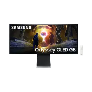 Samsung G85SD Computerbildschirm 86,4 cm (34") 3440 x 1440 Pixel UltraWide Quad Hd Oled Silber