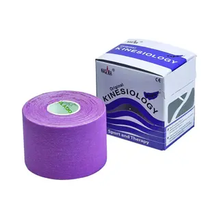 Nasara Kinesiologytape - 5 Meter X 5 Cm - Paars