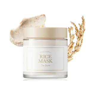 I'm From Rice Beauty Mask 3, 88 Oz – Sanftes Peeling Mit 4, 1% Yeoju-Reis, Mit Vitaminen Angereicherte Formel Für Glatte Und Klare Haut,