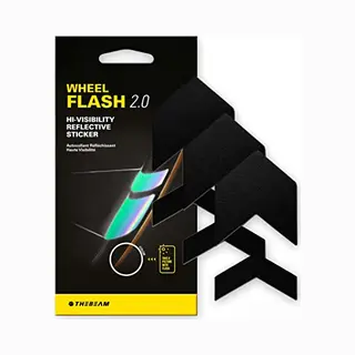 The Beam Thebeam Wheel Flash 2.0 – High Visibility Reflective Stickers For Bike Rims And Wheels - 3M Adhesive Reflective Strips, Hi-Viz Bike Decals,