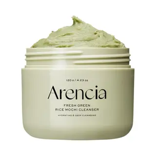 Arencia Koreanischer Reis-Mochi-Gesichtsreiniger, Schäumendes, Sanftes Peeling, Alles-in-einem-Tiefenreinigung, Feuchtigkeitsspendend,
