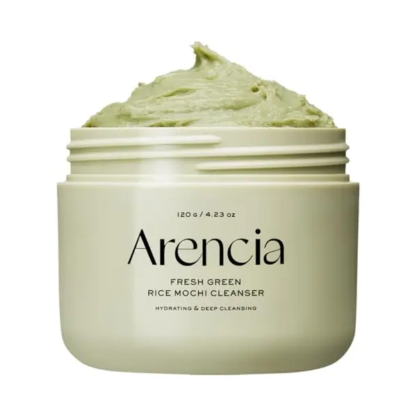 Arencia Korean Rice Mochi Face Cleanser - Face Mask, Foaming Cleanser, Gentle Scrub All In One - Deep Cleansing, Moisturizing, Pore Minimizing, thumbnail