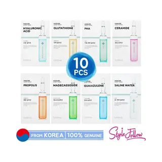Missha - Missha Mascure Rescue Solution Sheet Mask With Madecassoside | For Sensitive And Damaged Skin | Soothing And Repairing | With Centella