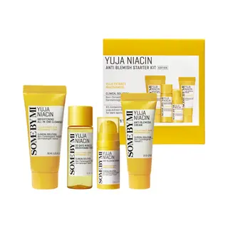 Some By Mi Yuja Niacin Brightening Anti Blemish Starter Kit 10 Ml + 30 Ml + 30 G + 20 G