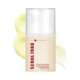 k-secret Ksecret Seoul 1988 Crema – Anti-Aging Gesichtscreme Mit 1% Liposoma Retiniano & Fermentiertem Reis, 50 Ml