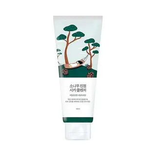 Round Lab Soothing Facial Cleanser Pine With Cica (150 Ml), Refreshing For Skin, Acne, Soft Foam, For Thorough Cleansing And Pore Care, Suitable For