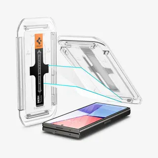 Spigen Glas.tR Ez Fit Klare Bildschirmschutzfolie Samsung 2 Stück(e)