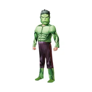 Rubie's 's Offizielles Marvel Avengers Hulk Deluxe Kind Costume-medium Alter Höhe 116 Cm, Jungen, 5–6, 640839M, Multi-colored, Grün Karneval