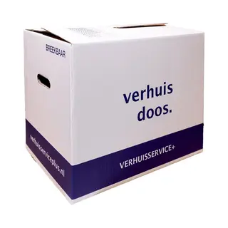 Verhuisservice+ Verhuisdozen Professioneel - 15 Stuks - 57 Liter - Autolock Verhuisdoos - Zelfsluitend - Stevig - Geen Tape Nodig - 40kg Laadvermogen