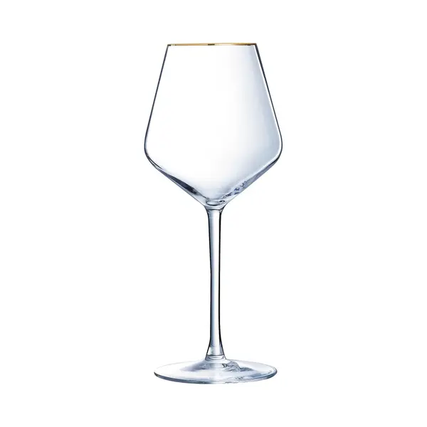Cristal D'Arques Ultime Wijnglas - Goudkleurig Randje - 47 Cl - Set-4 thumbnail