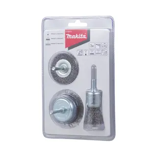 Makita Rundbürsten-set 3tlg. Stahl Mit 6 Mm Schaft D-66070