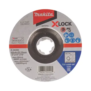 Makita E-00393 haakse slijper-accessoire Slijpschijf