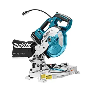 Makita DLS600RTE 18V Li-Ion Accu Afkort- En Verstekzaag Set (2x 5.0Ah Accu) - 165 X 20mm - Koolborstelloos