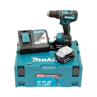 Makita DHP485RTJ Bohrmaschine 28500 Rpm Ohne Schlüssel 1,5 kg Schwarz, Blau
