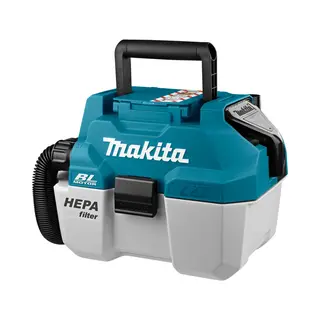 Makita DVC750LZX1 Industriestaubsauger Blau, Weiß 7,5 l 55 W