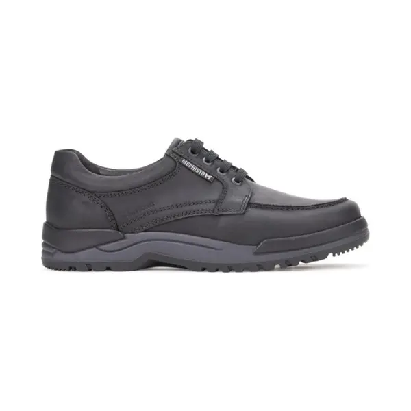 Mephisto Charles - Heren Veterschoen - Zwart - Maat 46 (Eu) 11.5 (Uk) thumbnail