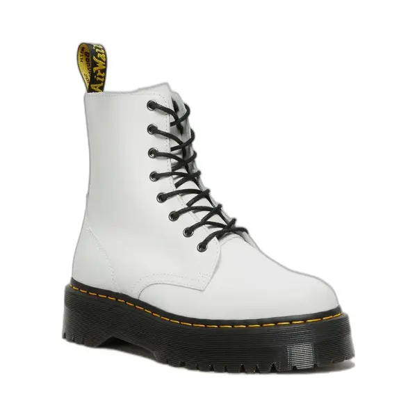 Dr Martens Dr. Martens Jadon Glad Leer Platform Boot Wit Unisex Sneakers 15265100 39 thumbnail