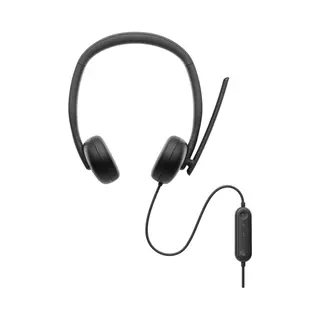 Dell WH3024 Headset Bedraad Hoofdband Oproepen/muziek Usb Type-C Zwart