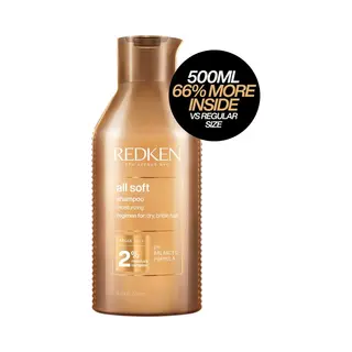 Redken All Soft Shampoo And Conditioner Routine For Dry, Brittle Hair 500ml