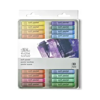 Winsor & Newton 1790002 Artist Soft Pastels, Soft Pastels For Easy Application And Blending, Vibrant Colours, 30 Colours