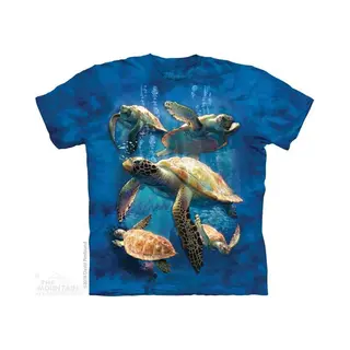The Mountain T-shirt Sea Turtle Family Xxl