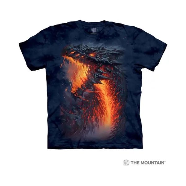 The Mountain Unisex-Erwachsene Lavaborn T-Shirt, Blau, 3XL thumbnail