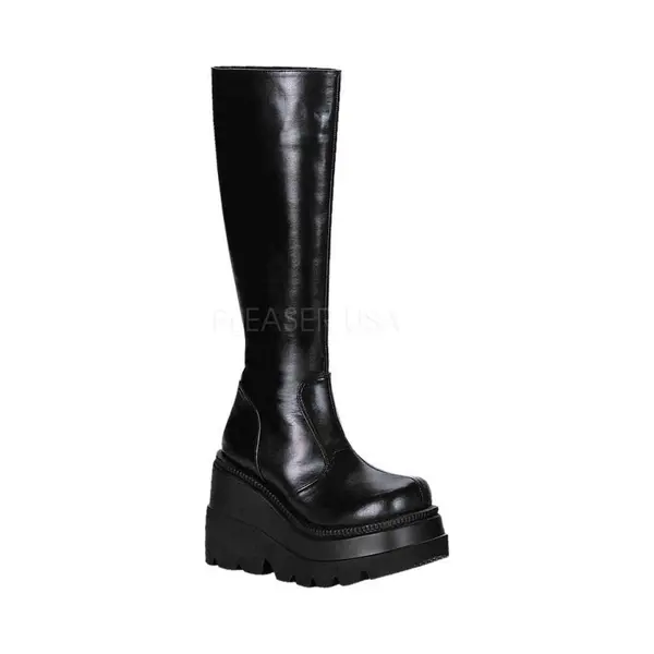 DemoniaCult Eu 41, 5 = Us 11 | Shaker-100 | 4 1/2 Pf Goth Punk Lolita Knee Bt thumbnail