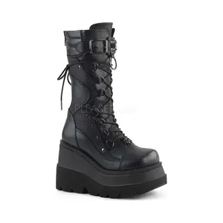 DemoniaCult - Shaker-70 Plateau Laarzen - Us 10 - 40 Shoes - Zwart