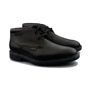 Mephisto Walfred - Heren Laars - Zwart - Maat 46 (Eu) 11 (Uk)