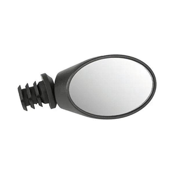 M-Wave Spy Oval Verstellbarer Fahrradspiegel, Rückspiegel Für Trekking, Rennrad, Cityrad, E-Bike, Blendfreies Glas, Schwarz thumbnail