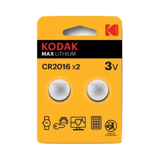 Kodak CR2016 Wegwerpbatterij Lithium