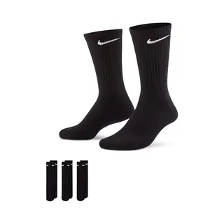 Nike Unisex Trainingssocken Everyday Cushioned Crew Socks SX7664 6 Paar, Größe, 34-38, Artikel, -010 Black + 901 Grey / White / Black