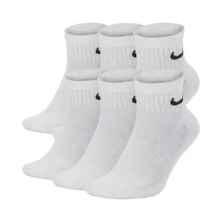 Nike Herren Everyday Cushioned Socken (6 Paar), White/Black, L