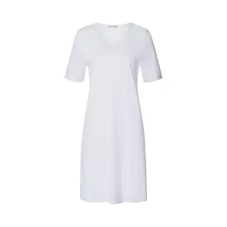 Hanro Nachthemd ' Cotton Silk ' Wit